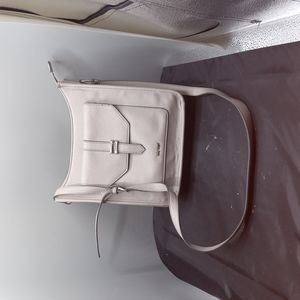 Grey genuine leather nine West 1 shoulder strap medium purse